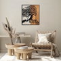 Wallity Tree Woman - 290 Escultura de pared Negro y Nogal